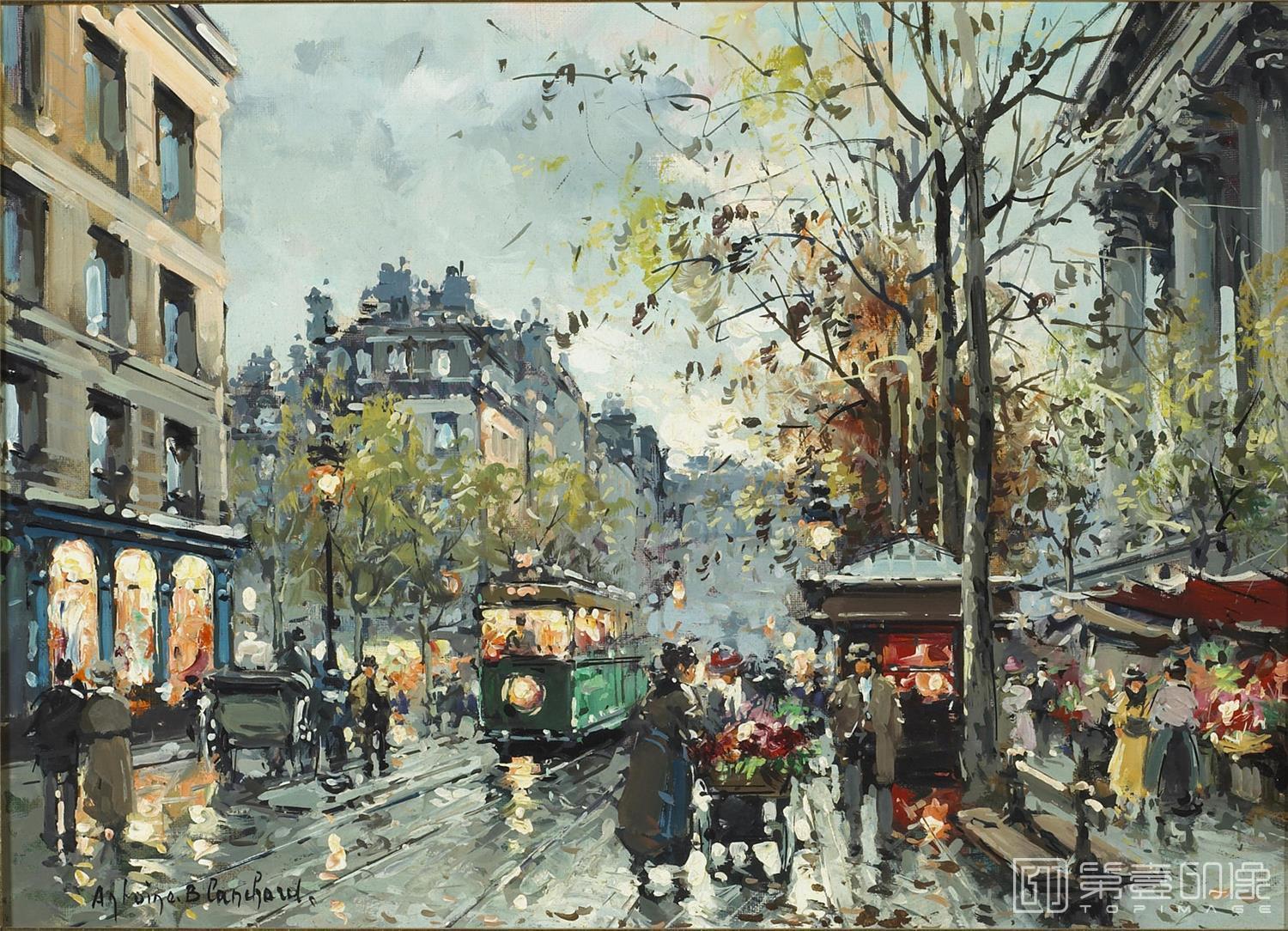 油画-安托万·布兰乍得 Antoine Blanchard作品-107